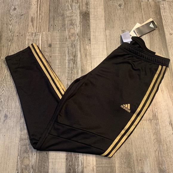 adidas Pants - Adidas black gold track pant sweatpants